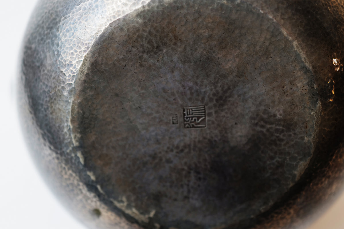 Yamada Munemitsu Bronze Covered Silver Kettle【山田宗光铜包银 