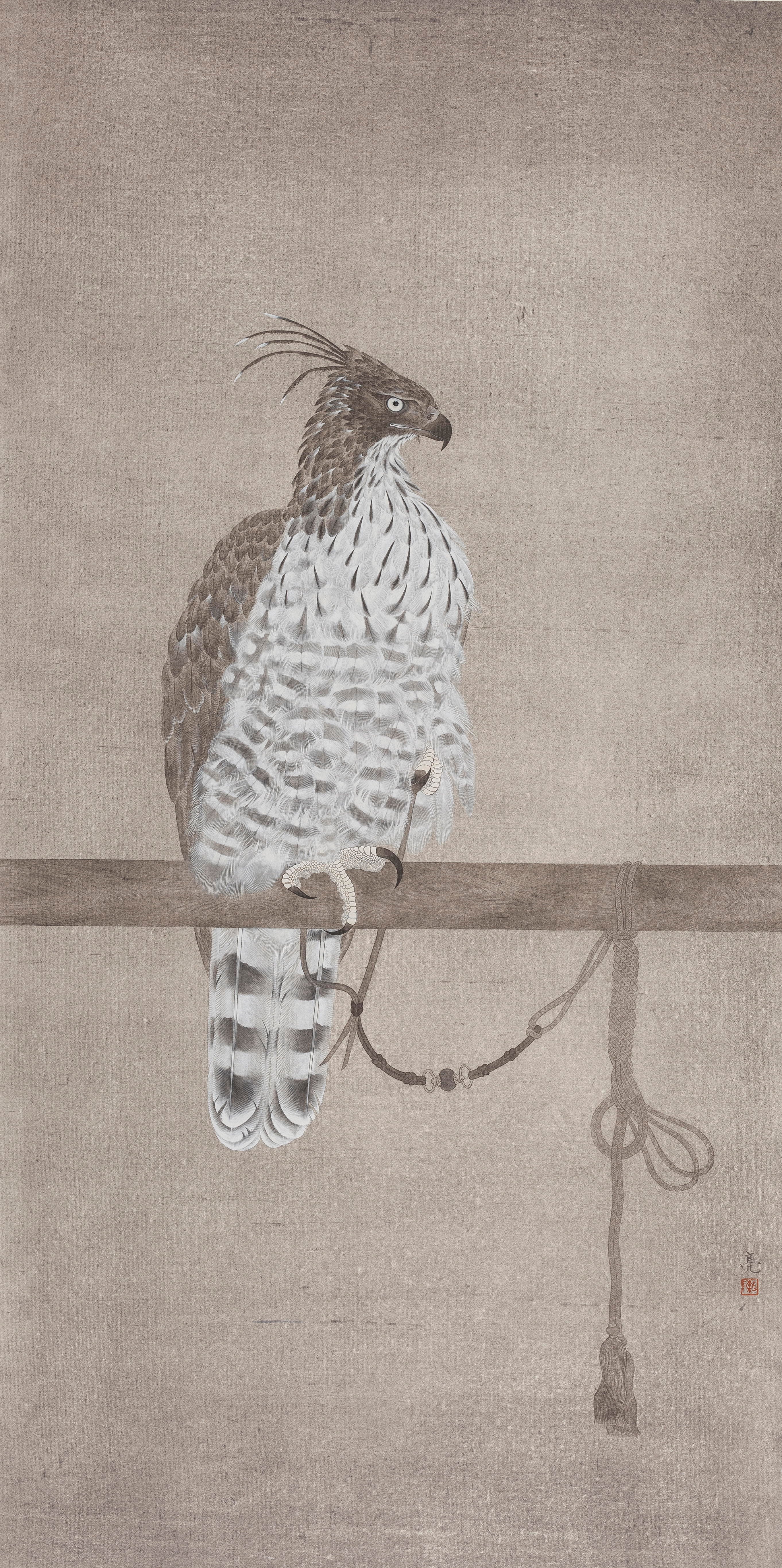 Painting of Eagle, Chen Liang 《御雕图》陈亮
