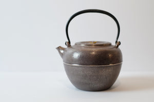 Whirl Pattern Silver Tea Kettle  【忠三郎弦纹银壶】